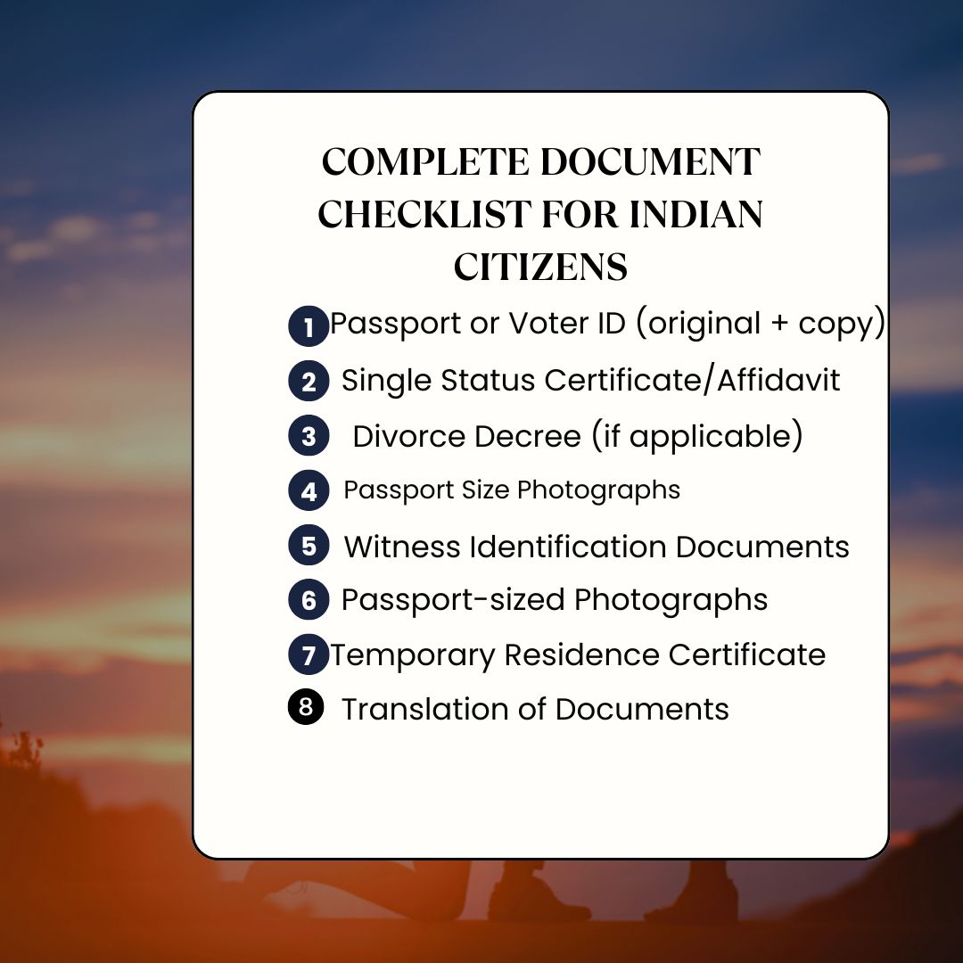 Complete Document Checklist for Indian Citizens
